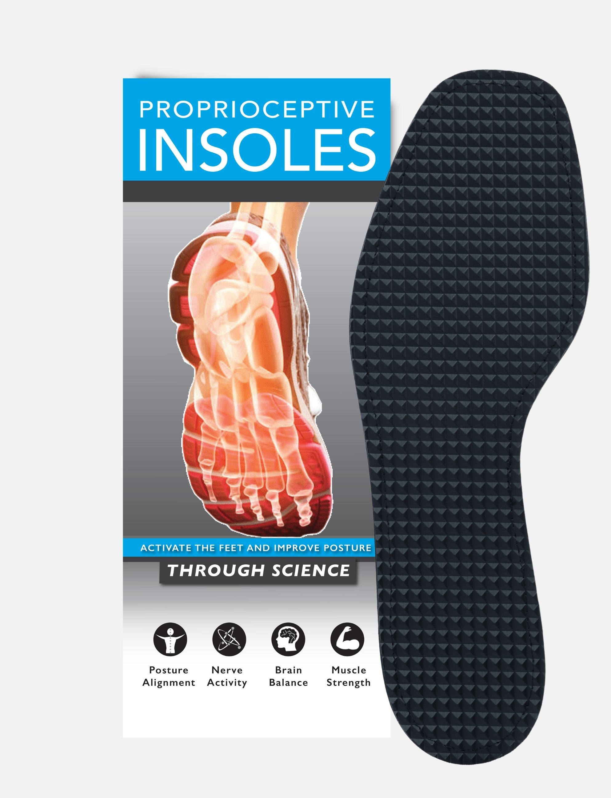 Posturepro's Proprioceptive Insoles for flat feet