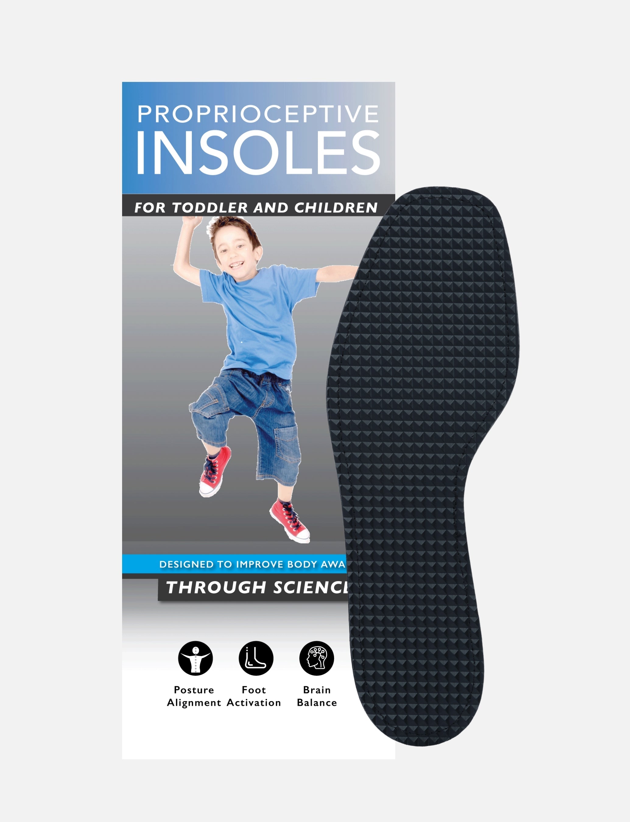 Ensure proper foot development with Posturepro's Insoles for kids.